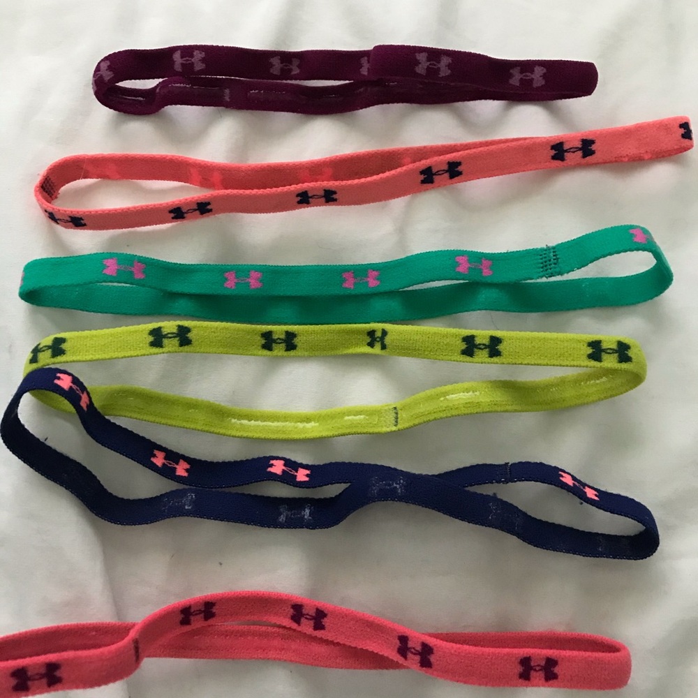 6 UNDER ARMOUR HEAD BANDS